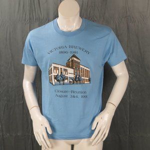 Vintage Graphic T-shirt - Victory Brewery Closure Reunion 1991 - Men's Large
